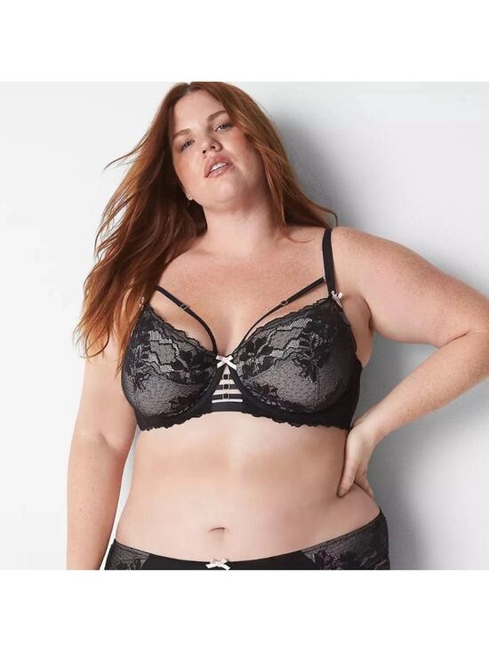 Cacique Other - NWT Cacique Lane Bryant Unlined Curvy Balconette Seriously Sexy Bra Size 50DD